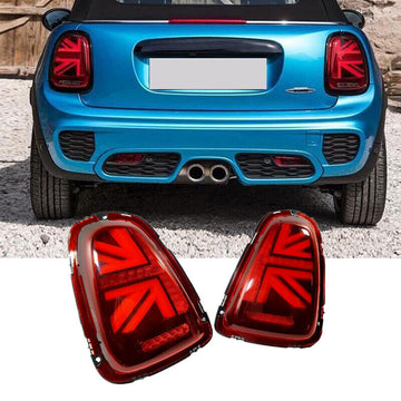 For 2007-2013 Mini Cooper R55 R56 R57 RED LED Rear Tail Lights
